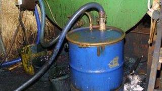 Fuel laundering plant