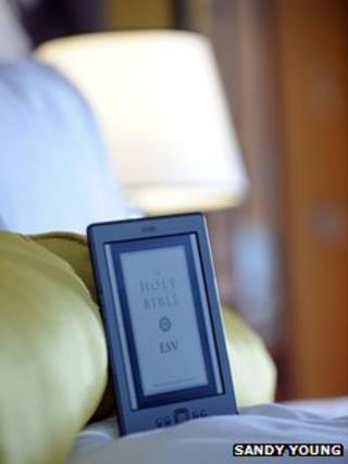 Gideon Bible on e reader