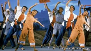 Performance of the Chinese ballet 'Red Detachment of Women'