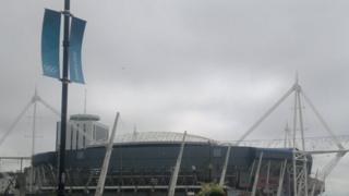 The Millennium Stadium hosts the first action of the London 2012 Olympic Games
