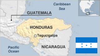 Map of Honduras