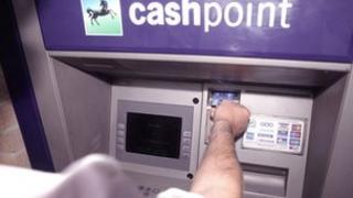 cash called machine tsb lloyds pays ipswich police double turned caption staff were off