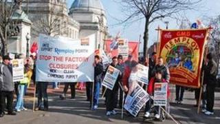 Remploy staff strike for a second day