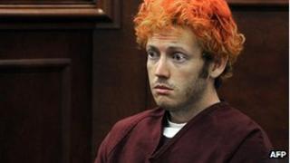 James Holmes in court (23 July 2012)