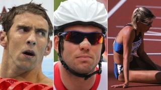 Michael Phelps, Mark Cavendish and Suzy Favor Hamilton