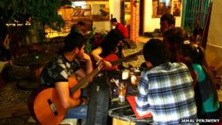 Cafe 11 in Iraqi Kurdish city of Sulimani