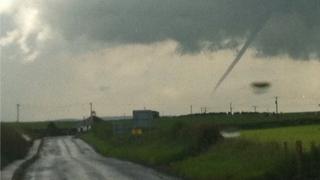 Funnel cloud over Tarbolton