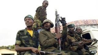 Rebels in eastern DR Congo on 23 July