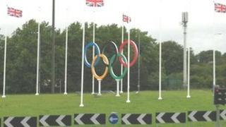 Olympic rings in Coventry