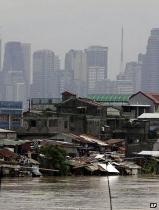 Shanty town, Manila (Image: AP)