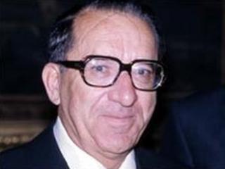 Dom Mintoff, former prime minister of Malta