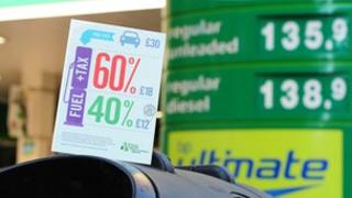 Taxpayers Alliance forecourt poster