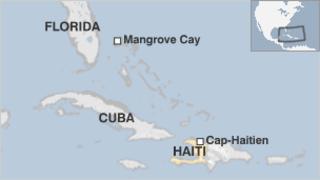 Map of the Bahamas