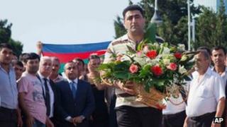 Ramil Safarov in Baku. Photo: 31 August 2012