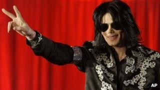 Michael Jackson appears at the 02 in London to announce his This Is It concerts