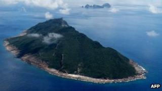 Спорные острова, известные как Сенкаку в Японии и Диаою в Китае