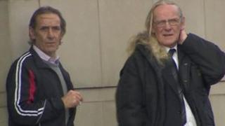 John Robert Nicholl and Edward Nicholl who are charged in connection with a sham marriage at Belfast City Hall