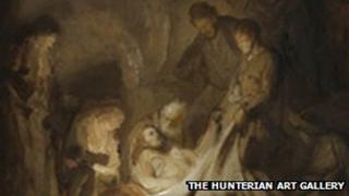 Rembrandt's Entombment Sketch
