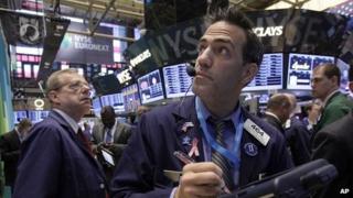 Trader on the New York Stock Exchange