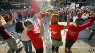 Teachers' rally in Madison, Wisconsin. 14 Sept 2012