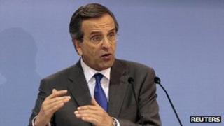 Greek Prime Minister Antonis Samaras