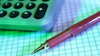 Pen and calculator