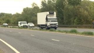 Snodland accident scene