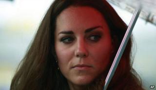 Britain's Kate, the Duchess of Cambridge