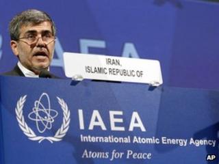 Fereydun Abbasi-Davani addresses the IAEA's general conference in Vienna (17 September 2012)