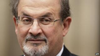 British author Salman Rushdie