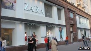 zara owner profits inditex rise targeting further caption growth international