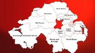 Northern Ireland map