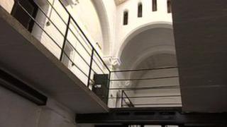 The male prison in Lincoln Castle