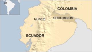 Ecuador map