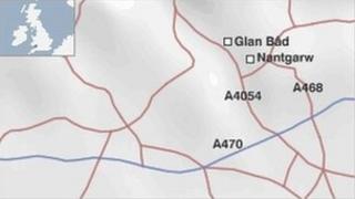 Map o'r ardal