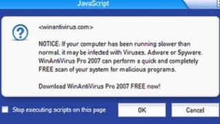 WinFixer pop-up scam