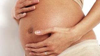 Pregnant belly