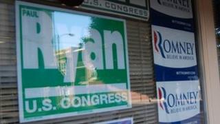 Election posters in Janesville