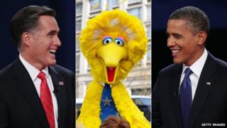 Mitt Romney, Big Bird and Barack Obama
