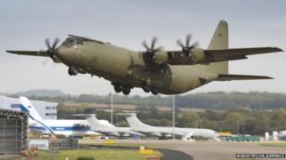 C130 Hercules aircraft