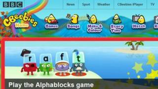 Cbeebies homepage