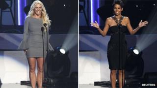 Britney Spears and Halle Berry