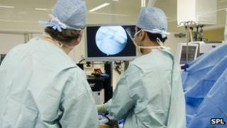 Surgeons at work