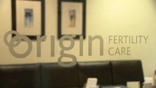 Origin Fertility Care sign