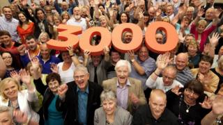 Some of the 3,000 UK lottery winners