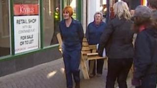 Mary Portas in Liskeard