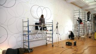 Composition with Circles 9 at the Gemeentemuseum in The Hague
