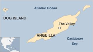 Карта Ангильи