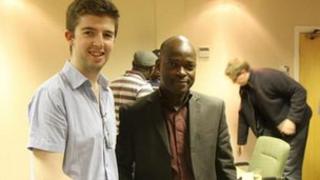 Paul Gallen and Olawale Fashina
