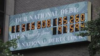 US national debt clock
